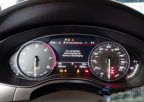 2017 Audi S6 4.0T Premium Plus z USA, uszkodzony, nr VIN WAUHFAFC4HN043101